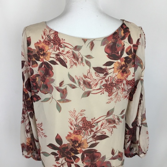 Lulus Floral Split Sleeve V-Neck Mini Dress - Picture 5 of 7